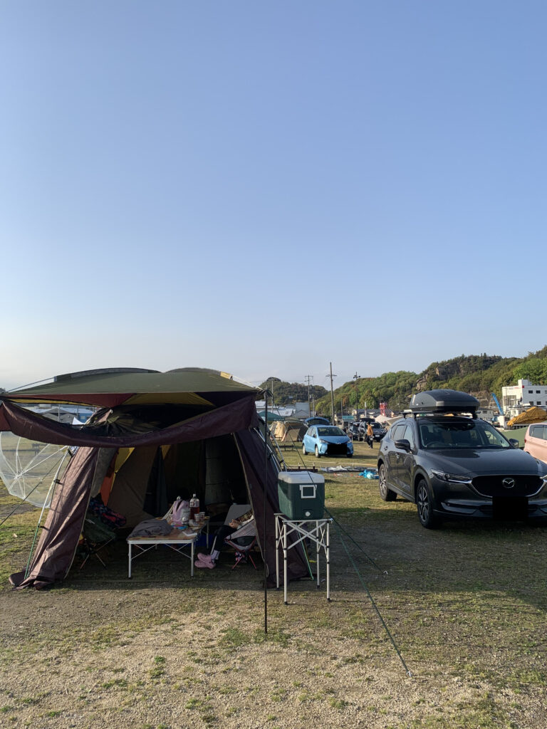 たまの湯キャンプ場で極楽キャンプ もりふくろーのキャンプいいね